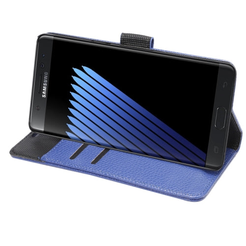 For Galaxy Note 7 / N930 Lichee Texture Magnetic Adsorption Horizontal Flip Leather Case with Card Slot & Holder & Wallet