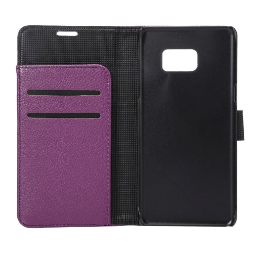 For Galaxy Note 7 / N930 Lichee Texture Magnetic Adsorption Horizontal Flip Leather Case with Card Slot & Holder & Wallet