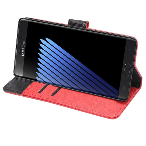 For Galaxy Note 7 / N930 Lichee Texture Magnetic Adsorption Horizontal Flip Leather Case with Card Slot & Holder & Wallet