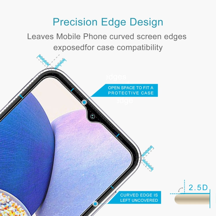 10pcs 0.26mm 9H 2.5D High Aluminum Tempered Glass Film For Samsung Galaxy A14 5G / 4G / M14