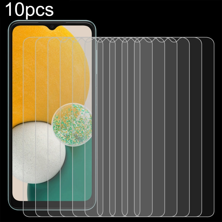 10pcs 0.26mm 9H 2.5D High Aluminum Tempered Glass Film For Samsung Galaxy A13 4G / A13 / A23 5G