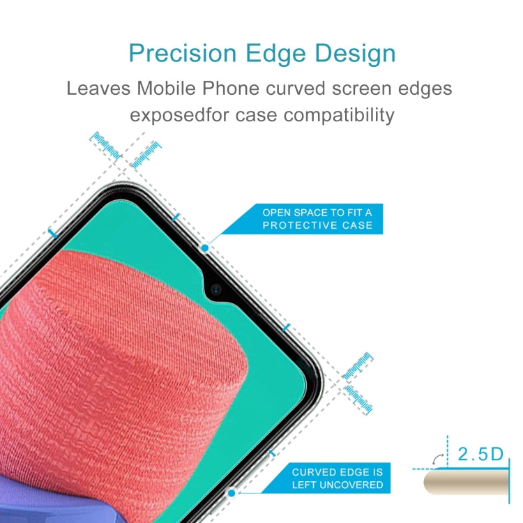 10pcs 0.26mm 9H 2.5D High Aluminum Tempered Glass Film For Samsung Galaxy M33 / M23 / F23 / M13 / F13 / Jump2 / M13 4G