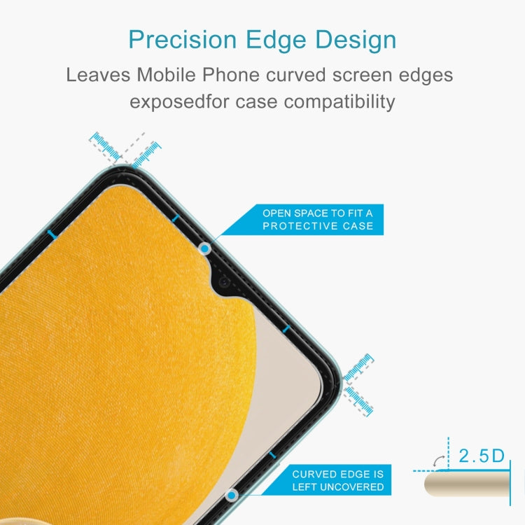 50pcs 0.26mm 9H 2.5D High Aluminum Tempered Glass Film For Samsung Galaxy A13 4G / A13 / A23 5G