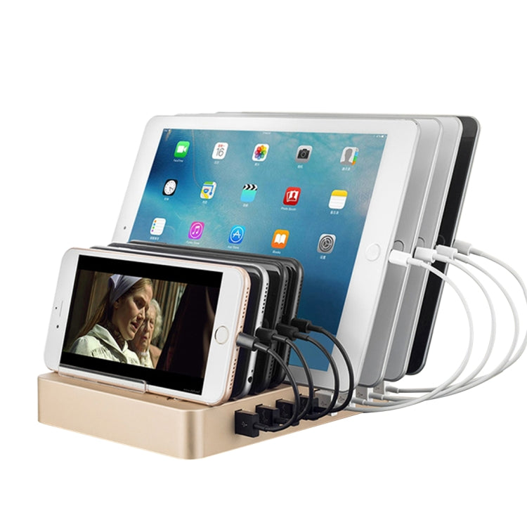 Multi-function DC5V/19.2A (Max) Output 8 Ports USB Detachable Charging Station Smart Charger, Support QC3.0