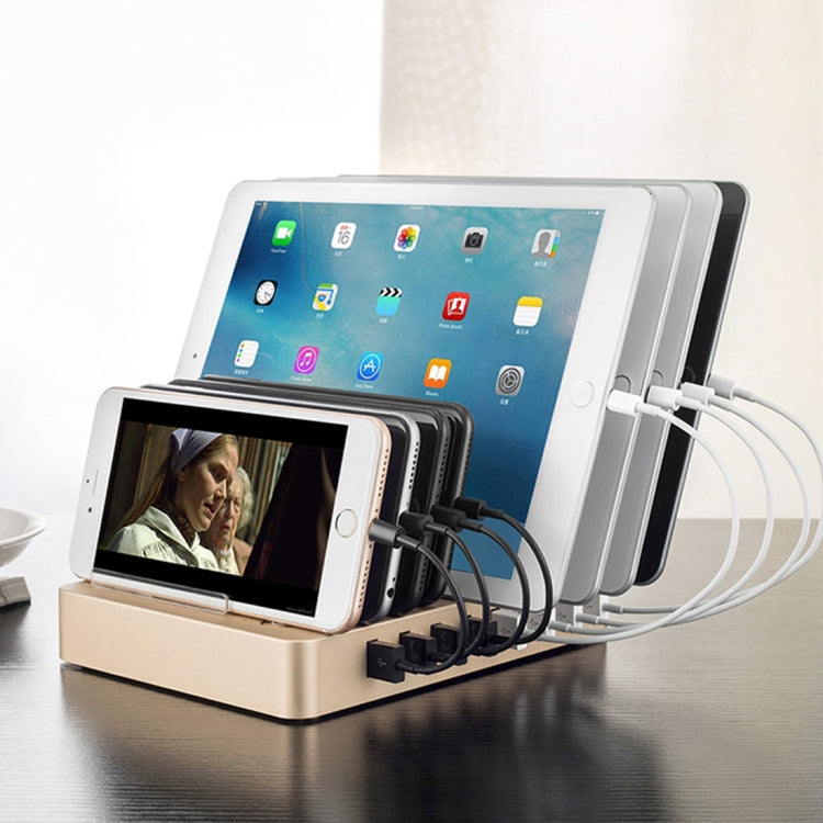 Multi-function DC5V/19.2A (Max) Output 8 Ports USB Detachable Charging Station Smart Charger, Support QC3.0