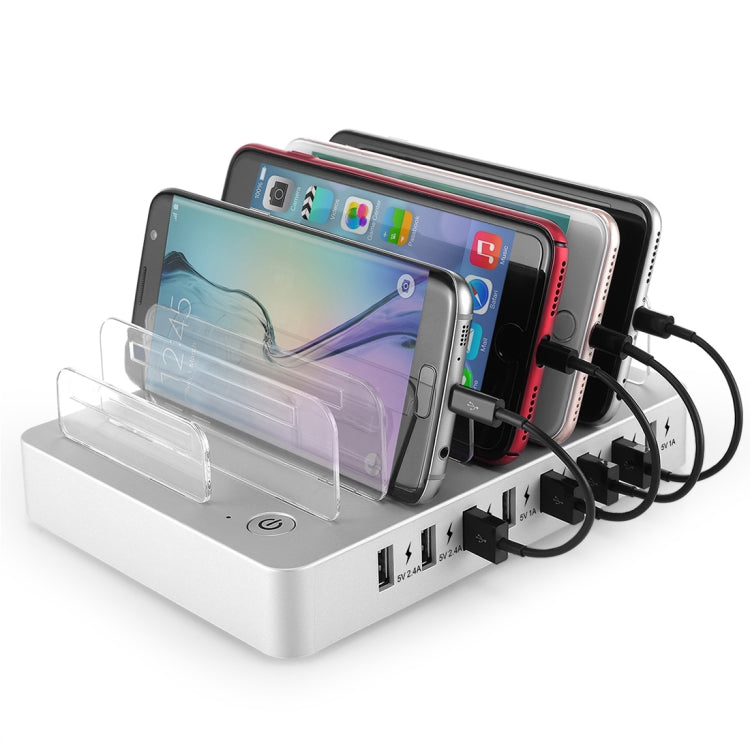 006L Multi-function 50W DC5V/10A (Max) Output (Low Power) 8 Ports USB Detachable Charging Station Smart Charger