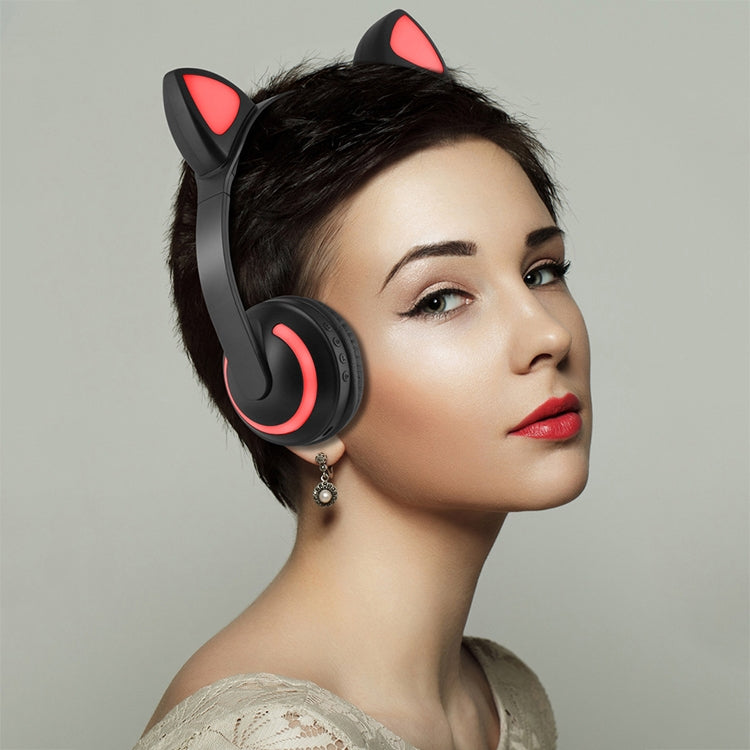 CYKE Glowing Cat Ear Stereo Bluetooth V4.2 + EDR Headphone Gaming Headset with LED Light, For iPhone, Galaxy, Huawei, Xiaomi, LG, HTC and Other Smart Phones
