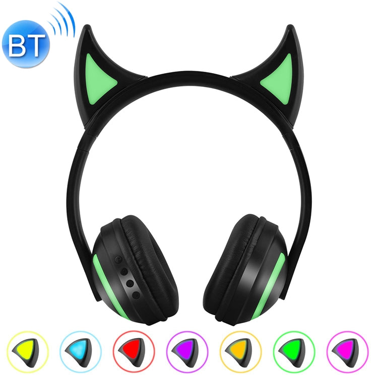 CYKE Glowing Devil Ear Stereo Bluetooth V4.2 + EDR Headphone Gaming Headset with LED Light, For iPhone, Galaxy, Huawei, Xiaomi, LG, HTC and Other Smart Phones