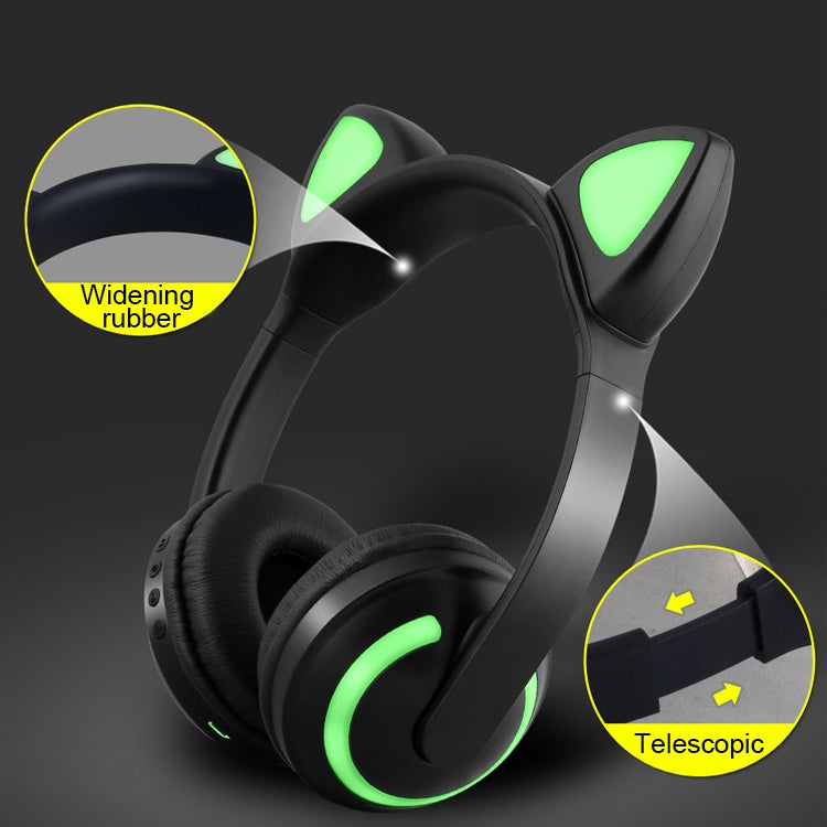 CYKE Glowing Devil Ear Stereo Bluetooth V4.2 + EDR Headphone Gaming Headset with LED Light, For iPhone, Galaxy, Huawei, Xiaomi, LG, HTC and Other Smart Phones