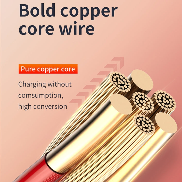 TOTUDESIGN Speedy Series BM-001 2.4A Micro USB Interface Data Sync Fast Charge Data Cable, Cable Length: 25cm(Grey)