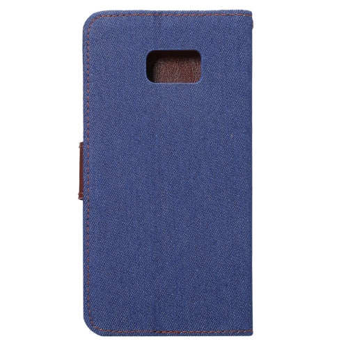 For Galaxy Note 7 / N930 Cowboy Cloth Texture Magnetic Adsorption Horizontal Flip Leather Case with Card Slot & Holder & Wallet