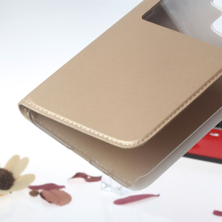 For Galaxy A8 (2018) Litchi Texture Horizontal Flip Leather Case with Call Display ID