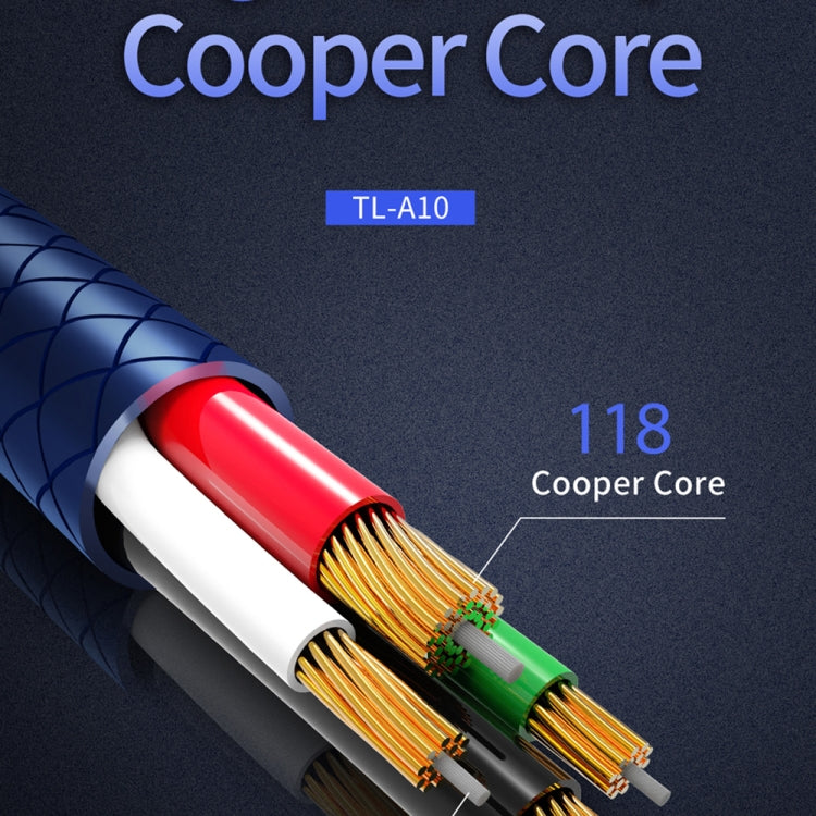 Teclast  1.0m  Micro to USB V0 Flame Retardant TPE Data Cable(Sapphire Blue)