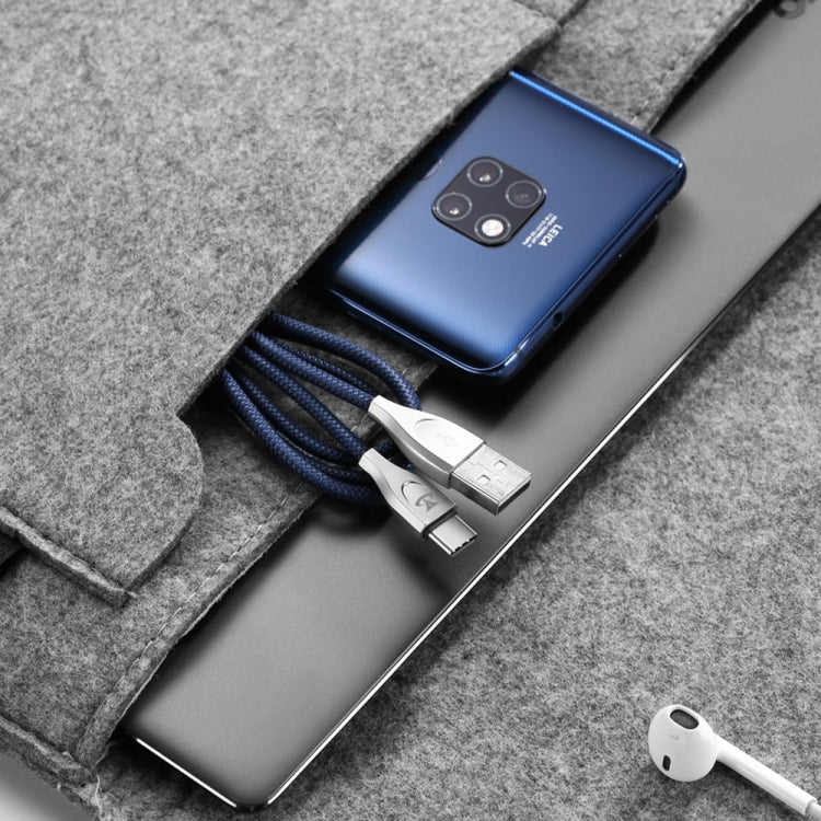 Teclast  1.0m  Type-C to USB V0 Flame Retardant TPE Data Cable(Sapphire Blue)