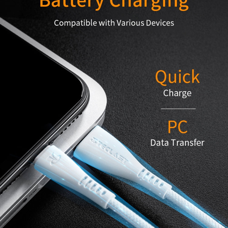 Teclast  1.0m  Micro to USB Environmentally Friendly TPE Fast Charging Cable(White)