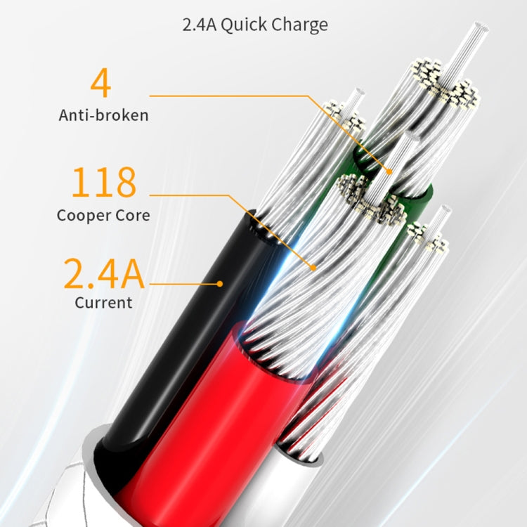 Teclast  1.0m  Micro to USB Environmentally Friendly TPE Fast Charging Cable(White)