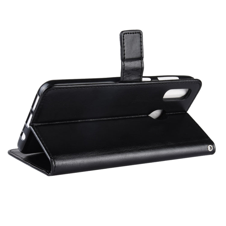 Retro Crazy Horse Texture Horizontal Flip Leather Case for Galaxy A20/A30, with Holder & Card Slots & Photo Frame