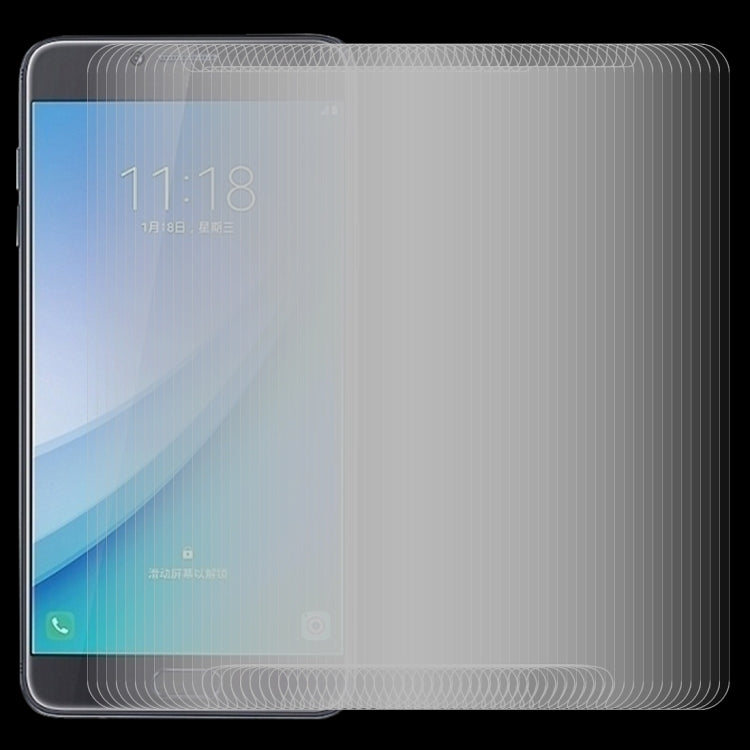 100 PCS 0.26mm 9H 2.5D Tempered Glass Film for Galaxy C7 Pro