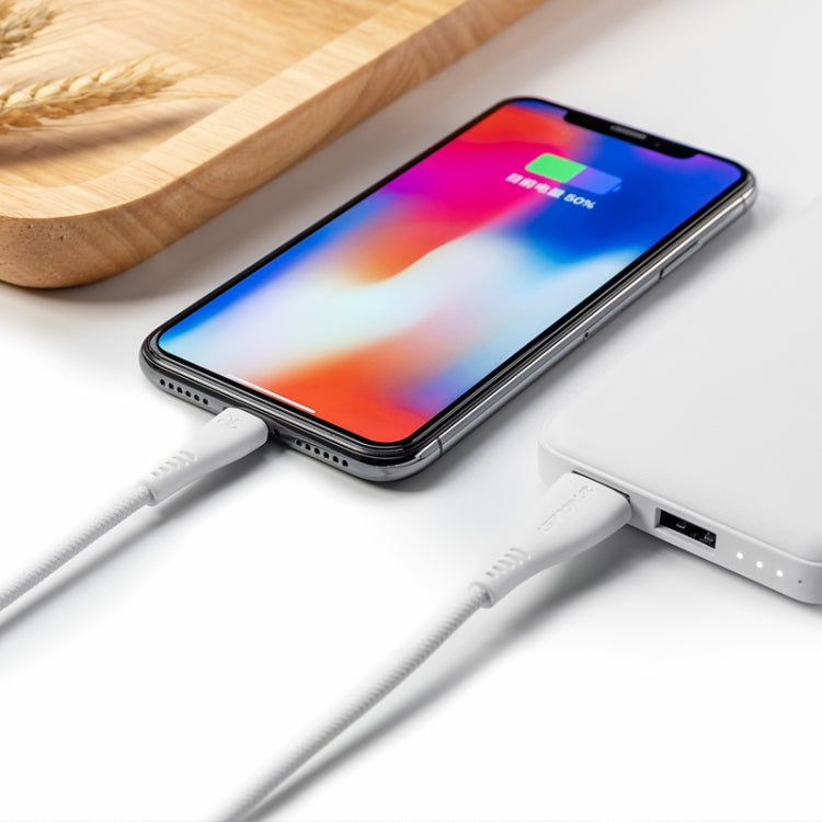 Teclast  1.0m  Type-C to USB Environmentally Friendly TPE Fast Charging Cable(White)