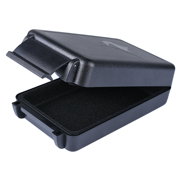 Portable Dustproof Bluetooth Headset Wire Storage Box(Black)