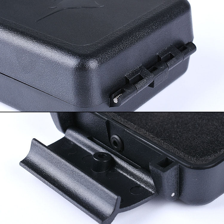 Portable Dustproof Bluetooth Headset Wire Storage Box(Black)