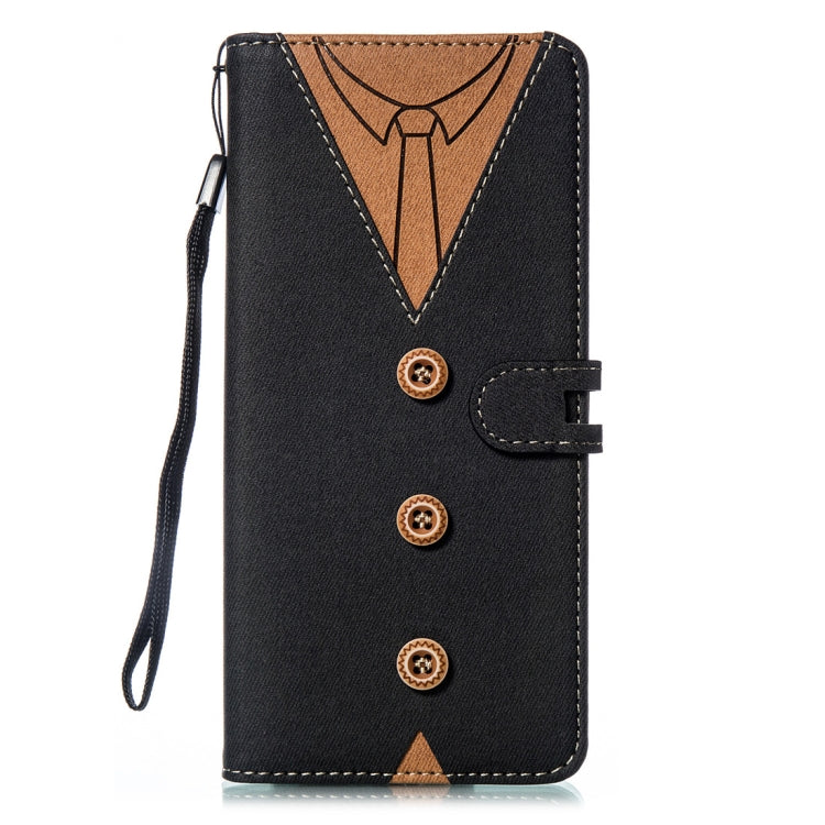 Splicing Embossed Male Style Horizontal Flip Leather Case for Galaxy Note9, with Holder & Card Slots & Wallet & Lanyard