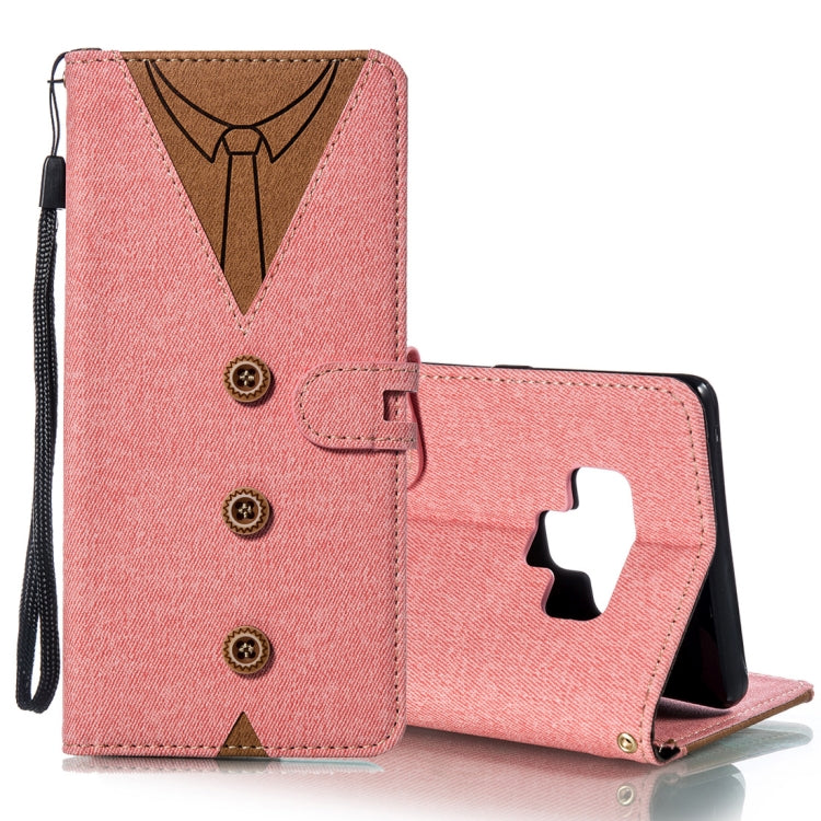 Splicing Embossed Male Style Horizontal Flip Leather Case for Galaxy Note9, with Holder & Card Slots & Wallet & Lanyard