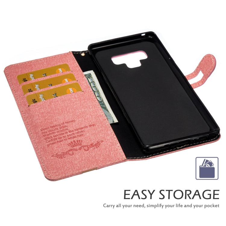 Splicing Embossed Male Style Horizontal Flip Leather Case for Galaxy Note9, with Holder & Card Slots & Wallet & Lanyard