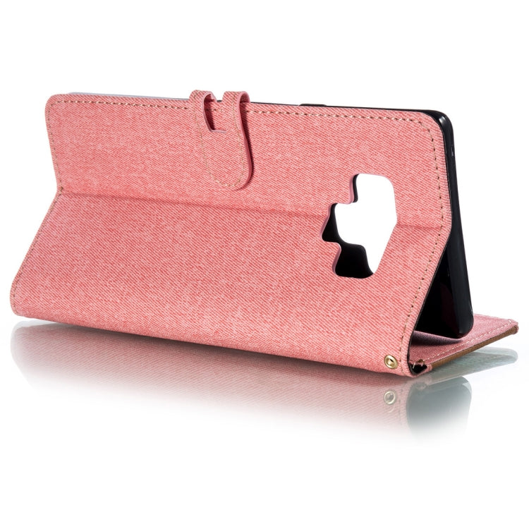 Splicing Embossed Male Style Horizontal Flip Leather Case for Galaxy Note9, with Holder & Card Slots & Wallet & Lanyard