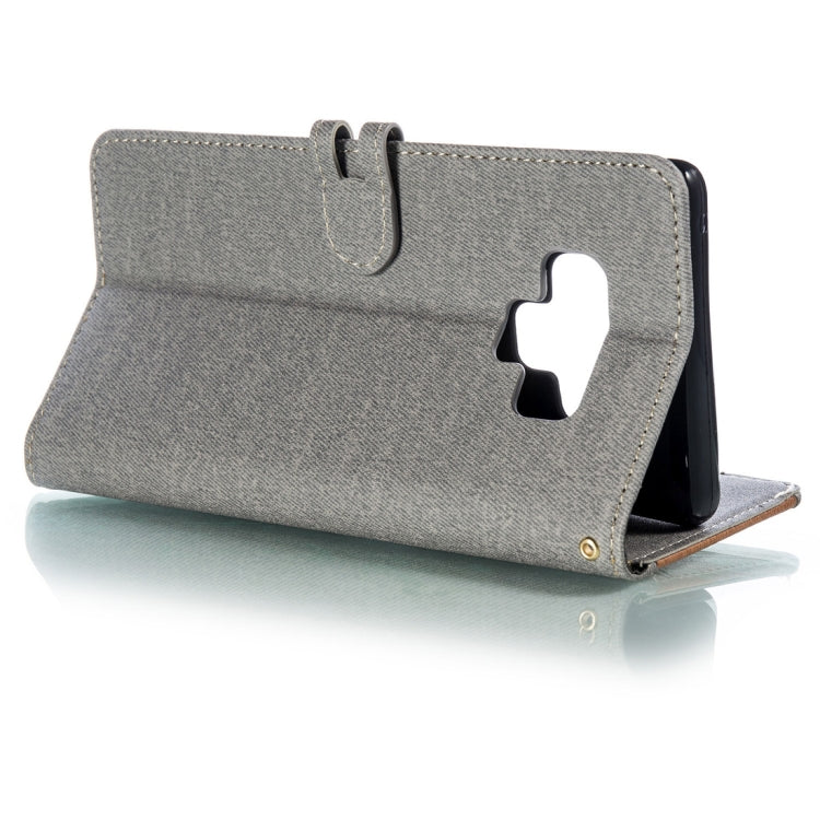 Splicing Embossed Male Style Horizontal Flip Leather Case for Galaxy Note9, with Holder & Card Slots & Wallet & Lanyard