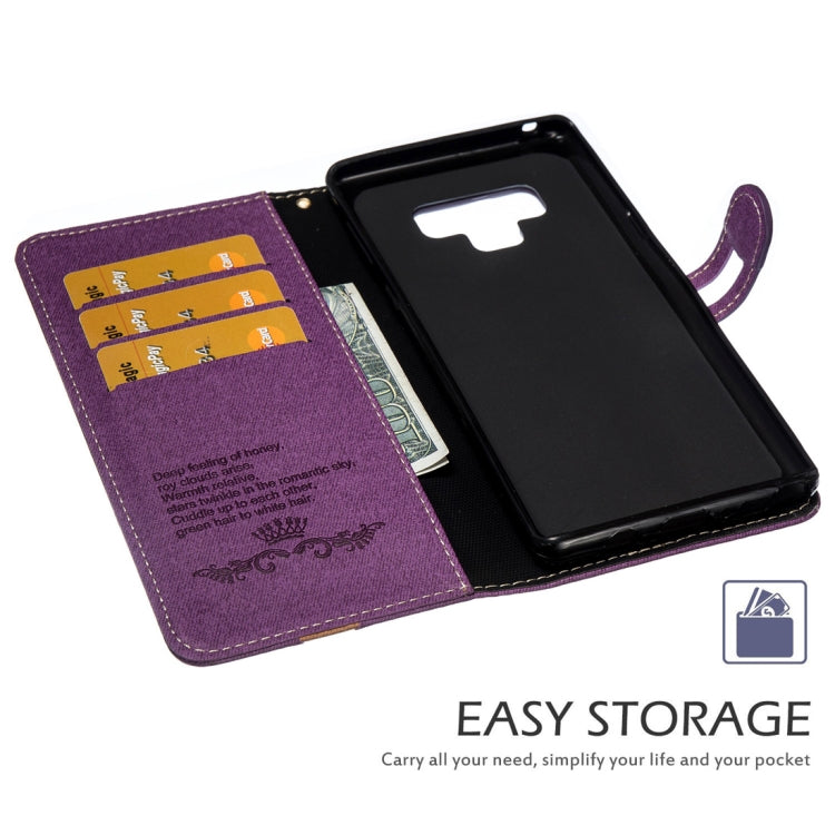 Splicing Embossed Male Style Horizontal Flip Leather Case for Galaxy Note9, with Holder & Card Slots & Wallet & Lanyard