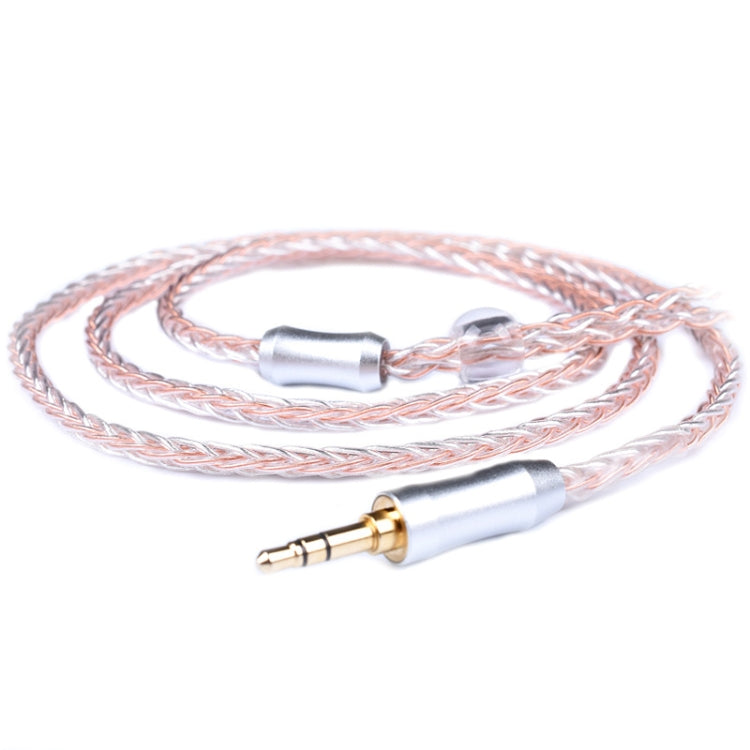 DIY 8 Core Anaerobic Copper Silver-plated Mixed Headset Upgrade Wire