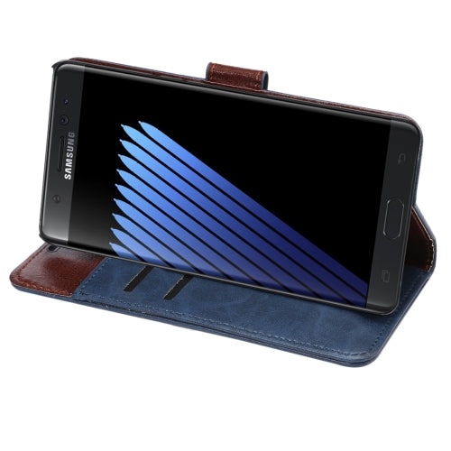 For Galaxy Note 7 / N930 Crazy Horse Texture Magnetic Adsorption Horizontal Flip Leather Case with Card Slot & Holder & Wallet