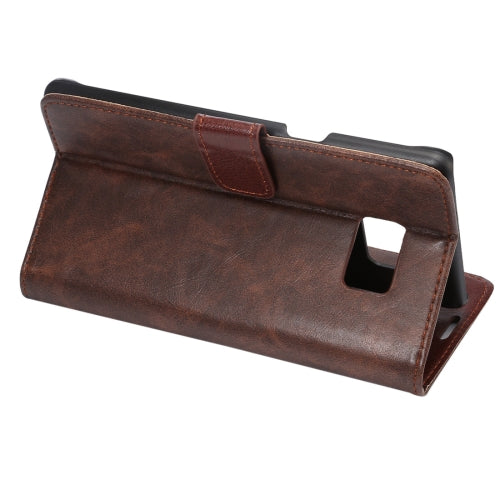 For Galaxy Note 7 / N930 Crazy Horse Texture Magnetic Adsorption Horizontal Flip Leather Case with Card Slot & Holder & Wallet