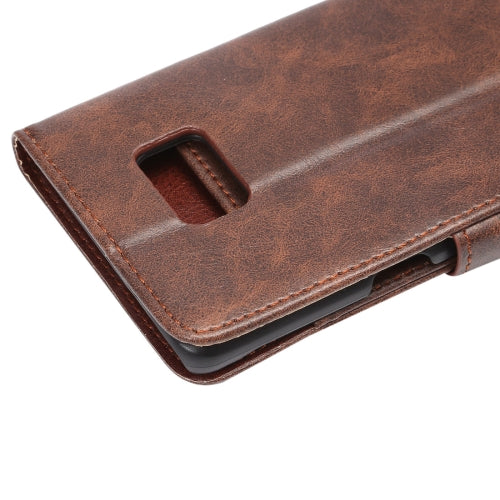 For Galaxy Note 7 / N930 Crazy Horse Texture Magnetic Adsorption Horizontal Flip Leather Case with Card Slot & Holder & Wallet