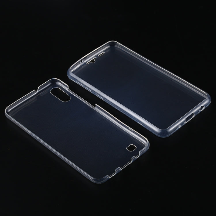 Ultra-thin Double-sided Full Coverage Transparent TPU Protective Case for Galaxy A10 / M10