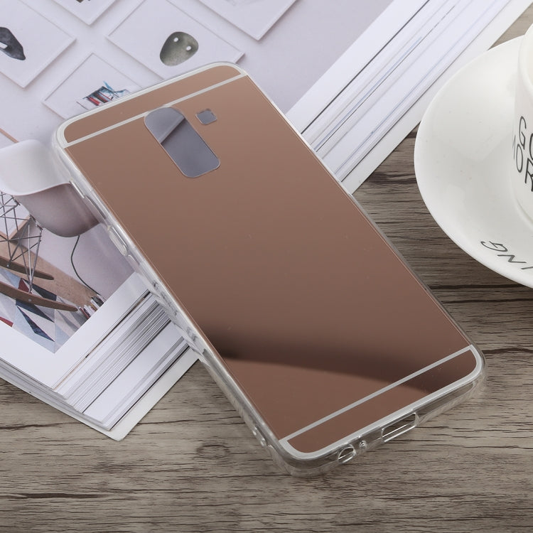 Acrylic + TPU Electroplating Mirror Case for Galaxy J8 (2018)