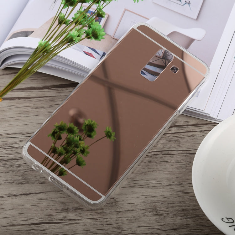Acrylic + TPU Electroplating Mirror Case for Galaxy J8 (2018)