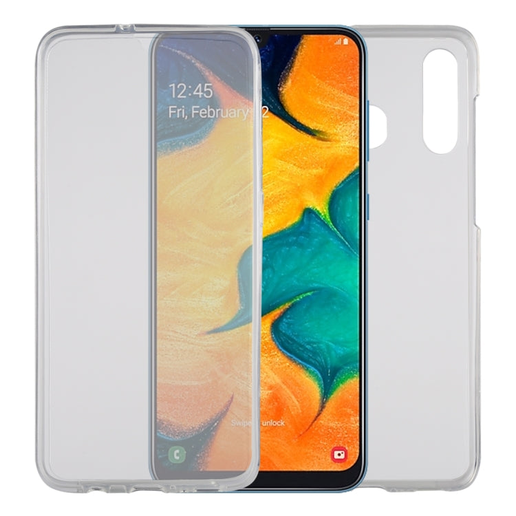 Ultra-thin Double-sided Full Coverage Transparent TPU Protective Case for Galaxy A30