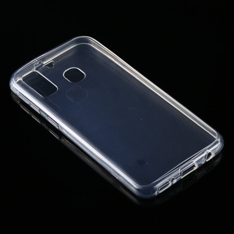 Ultra-thin Double-sided Full Coverage Transparent TPU Protective Case for Galaxy A40