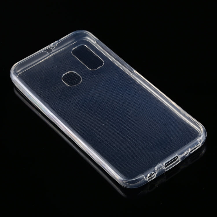 Ultra-thin Double-sided Full Coverage Transparent TPU Protective Case for Galaxy A40