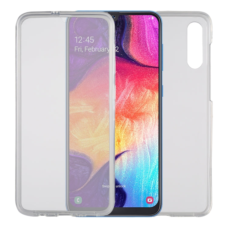 Ultra-thin Double-sided Full Coverage Transparent TPU Protective Case for Galaxy A50