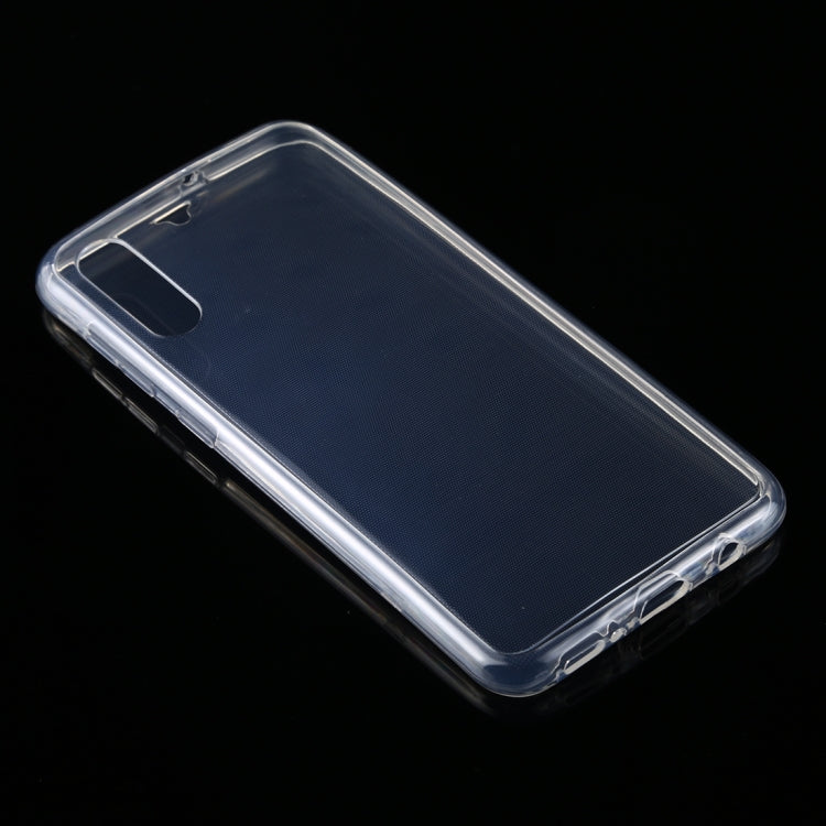 Ultra-thin Double-sided Full Coverage Transparent TPU Protective Case for Galaxy A50