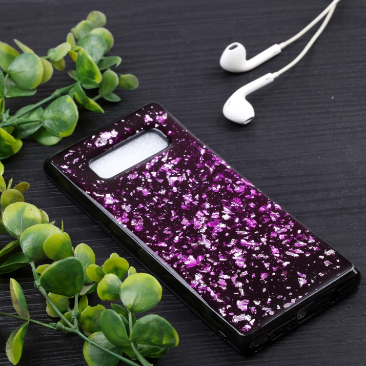 For Galaxy Note 8 Gold Foil TPU Protective Back Cover Case