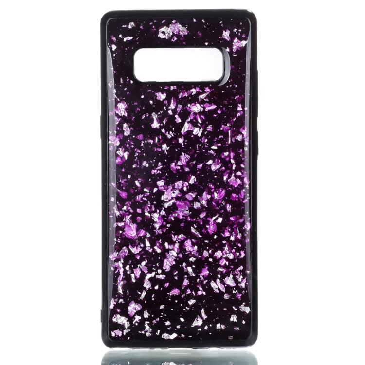 For Galaxy Note 8 Gold Foil TPU Protective Back Cover Case
