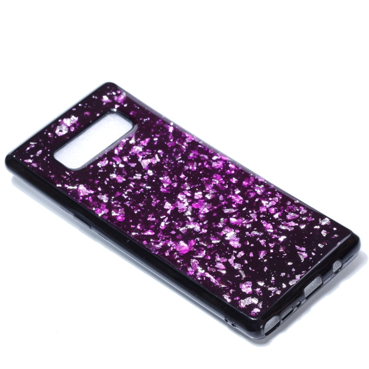 For Galaxy Note 8 Gold Foil TPU Protective Back Cover Case