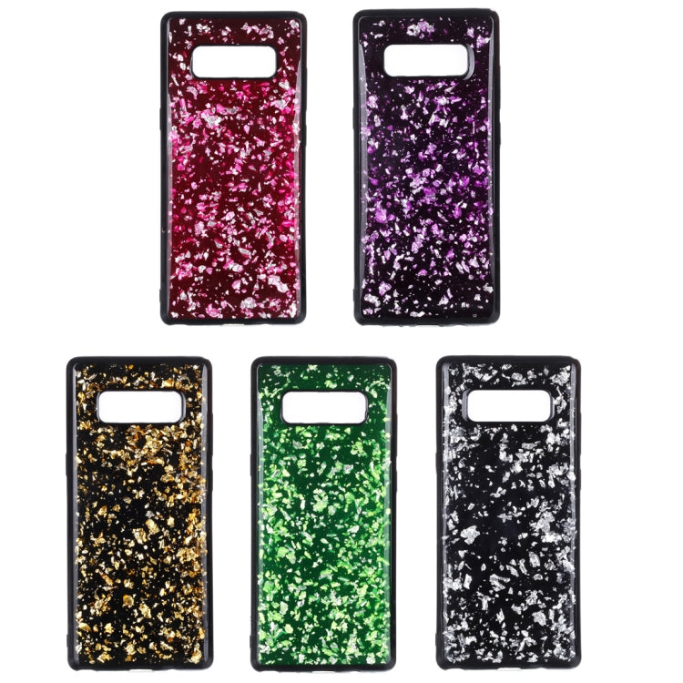 For Galaxy Note 8 Gold Foil TPU Protective Back Cover Case