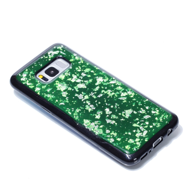 For Galaxy S8 Gold Foil TPU Protective Back Cover Case