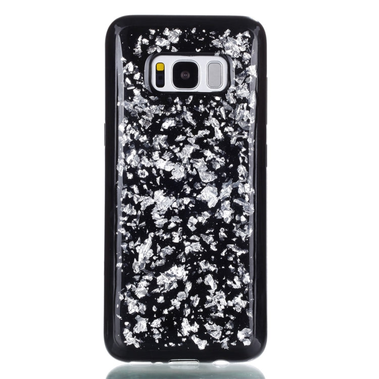 For Galaxy S8 Gold Foil TPU Protective Back Cover Case