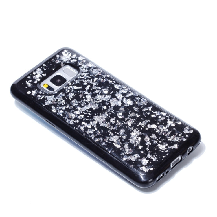 For Galaxy S8 Gold Foil TPU Protective Back Cover Case